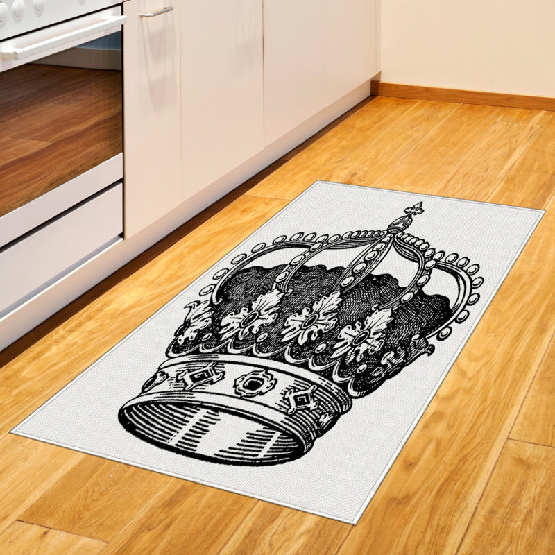 Queen High Density Long Fiber Poly Threads Decorative Area Rug Carpet, Rectangle 2'7" x 5'