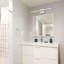 Applique murale de salle de bain moderne en laiton avec éclairage DEL 4000K-678248629