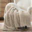 Couverture en polaire pour lit simple / simple TG Bedsure - Jeté chaud pour lit et canapé-lit - Blanc-105504211-105504209