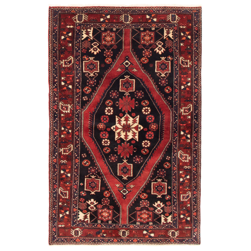 Tapis noir Crocifisso 4 pi 10 po x 7 pi 7 po