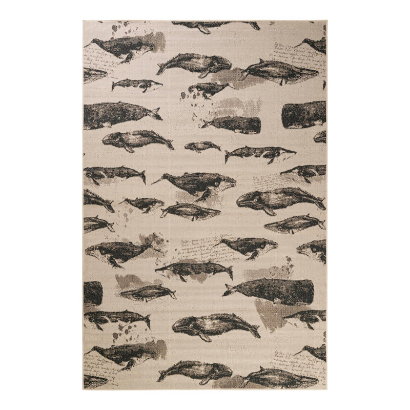 Angelys Indoor/Outdoor Area Rug, Rectangle 6'1" x 9'