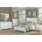 Full Size Bed With Modern White Gloss Headboard And Faux Leather High Featuring Led Illumination-1316724006