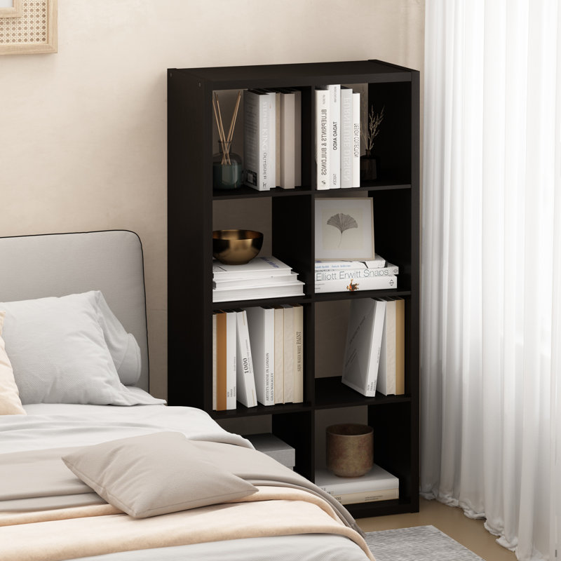 Leeoma 147.1cm H x 76.2cm W Standard Bookcase, White
