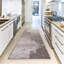 Tapis géométrique touffeté brun-846337545
