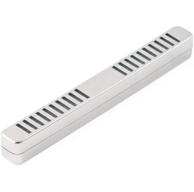 Small Rectangle Cigar Humidor Humidifier (Silver)