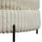 Crescent-shaped Faux Fur Storage Ottoman-770304869