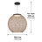 Bay Isle Home™ Ayara Exotic LED Pendant Light, Black and Rattan