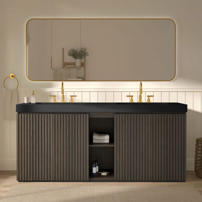 Bathroom Vanity with Solid Surface Top