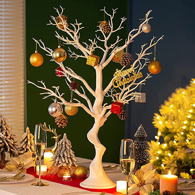 Decorative Ornament Display Tree for Tables, 22.80" H x 10" W x 5.12" D