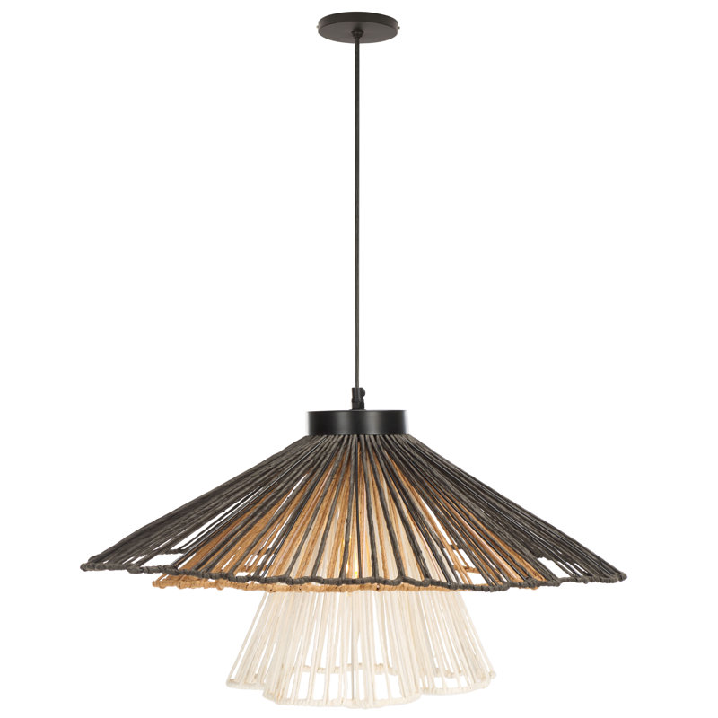Luminaire suspendu conique à 1 lumière Lulani