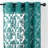 Branca Polyester Damask Semi Sheer Grommet Curtain Panel Set-1317120280-1209475014