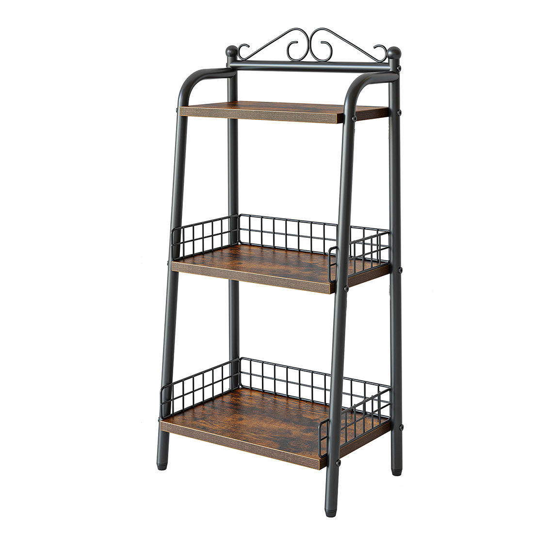 Rebrilliant 2ps Nevyn 16.9'' W Iron Storage Rack | Wayfair