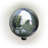 Erma Glass Abstract Gazing Ball-1680242226