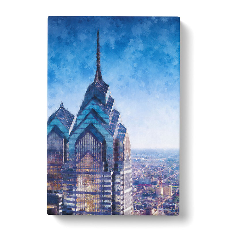 One Liberty Place In Philadelphia - Wrapped Canvas Painting, 76cm H x 50cm W x 3cm D