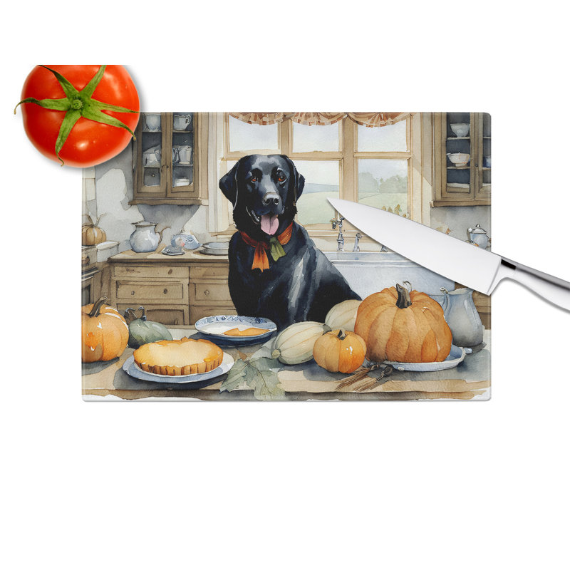 Planche à découper en verre Black Lab