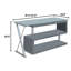 Bureau de direction en bois massif Lindel