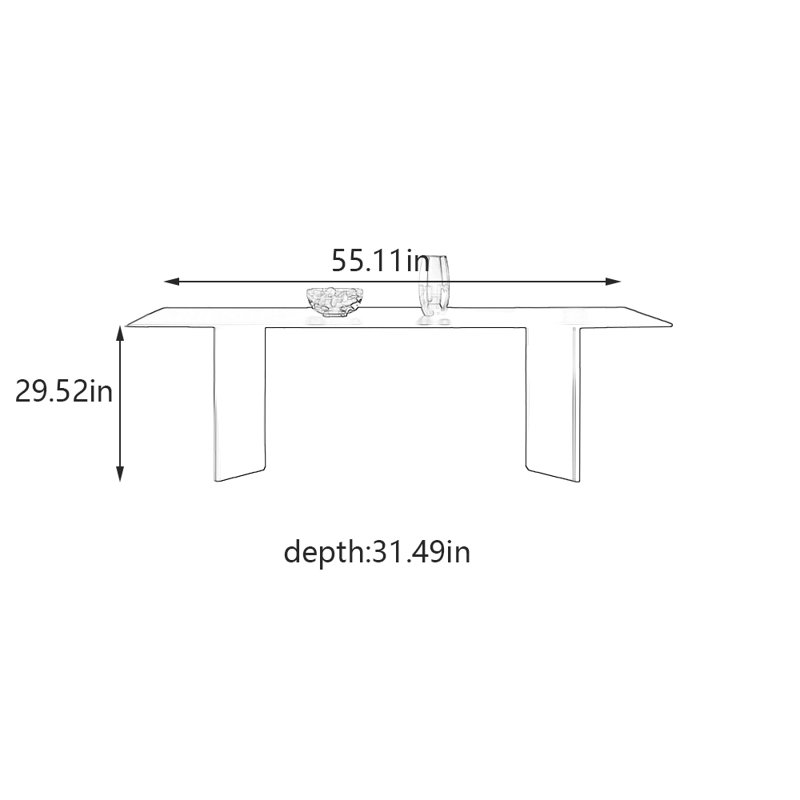 Saragosse, 29.52"H x 55.11"L x 31.49"W