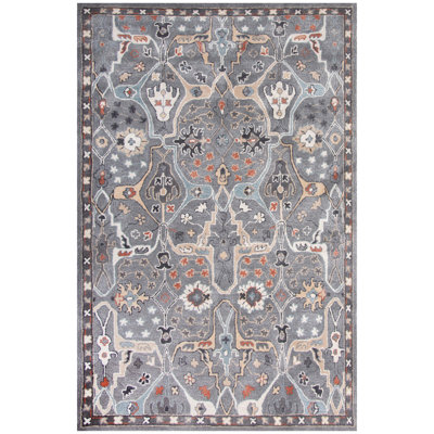 Wool/Tencel Hand Tufted Area Rug