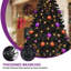 Arbre de Noël 6 pi avec 8 modes d'éclairage-1894151546