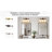 3-Light Dimmable Vanity Light With Milk Glass Shades Brushed Nickel Finish-125104598