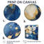 Bouton d'or jaune doré sur Nuevo Blue Glam - Art mural boutons d'or-1899064198-1899064205