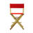 24" Folding Director Chair-19623341-19623358