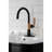 Kingston Brass Whitaker Single-Handle 1-Hole Deck Mount Bathroom Faucet with Push Pop-Up and Deck Plate-50999992