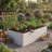 Silver Metal Outdoor Raised Garden Bed-815820157