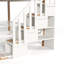 Lit mezzanine en bois avec crochets, rails et escaliers pour enfants Elevate-131140107