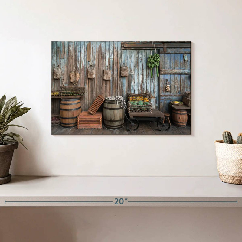 Lilie Rustic Fruit Stands, 8" H x 12" W