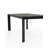 Oak Stone Top Solid Wood Base Dining Table