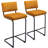 Ambrine Low Back Tufted Velvet Upholstered Counter/Bar Stool with Steel Sled Frame-89351470-89351468