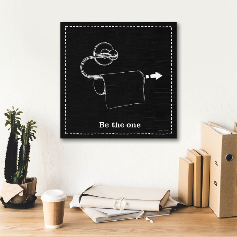 Toile épique Graffiti «Home Imprement 4 Black» par Myles Sullivan, 18 po x 18 po