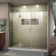 Unidoor-X 72" W x 72" H Hinged Frameless Shower Door with ClearMax™ Technology