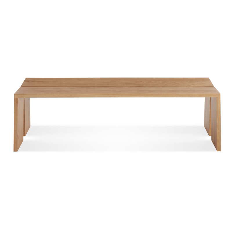 Amicable Solid Wood Dining Bench, 17.5" H x 60" W  x 17.1" D, White Oak