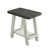Dessus gris anthracite patiné / base beige sélectionné