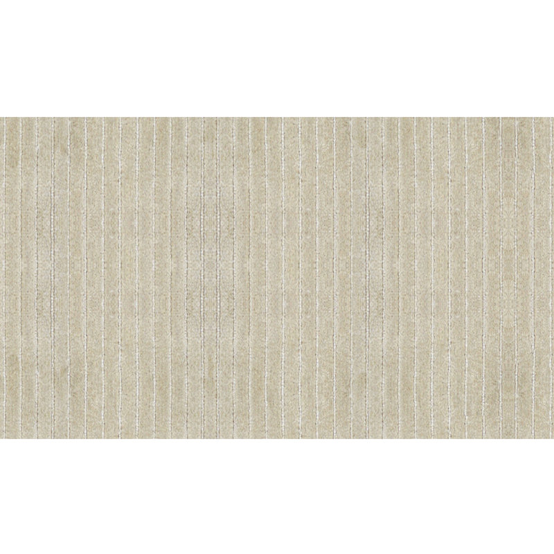 Striped Area Rug in Cream, Runner 3'7" x 10'