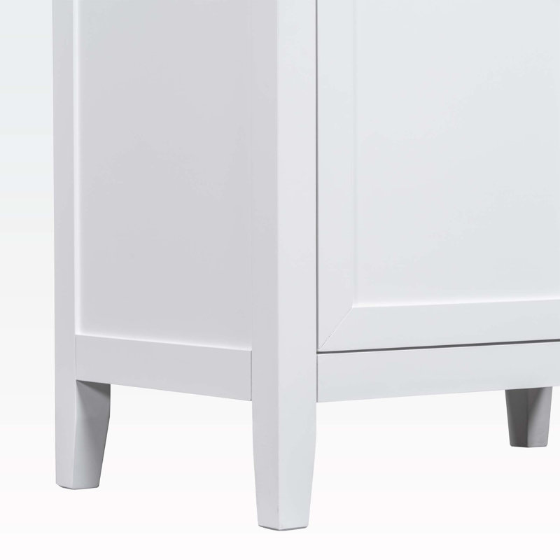 Armoire de salle de bain Mirveta, Blanc