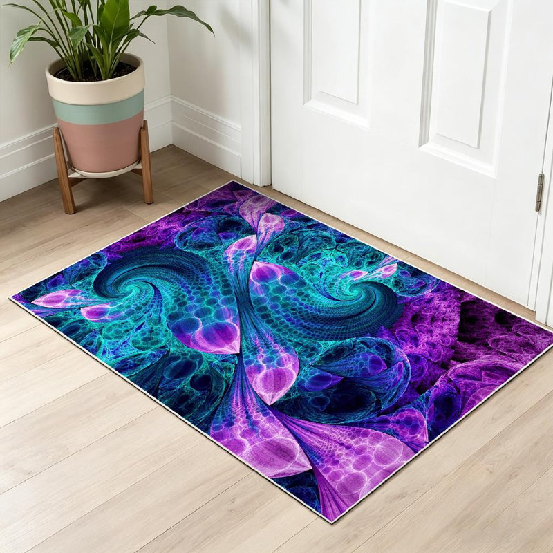Tapis noir lavabos lavables à la machine