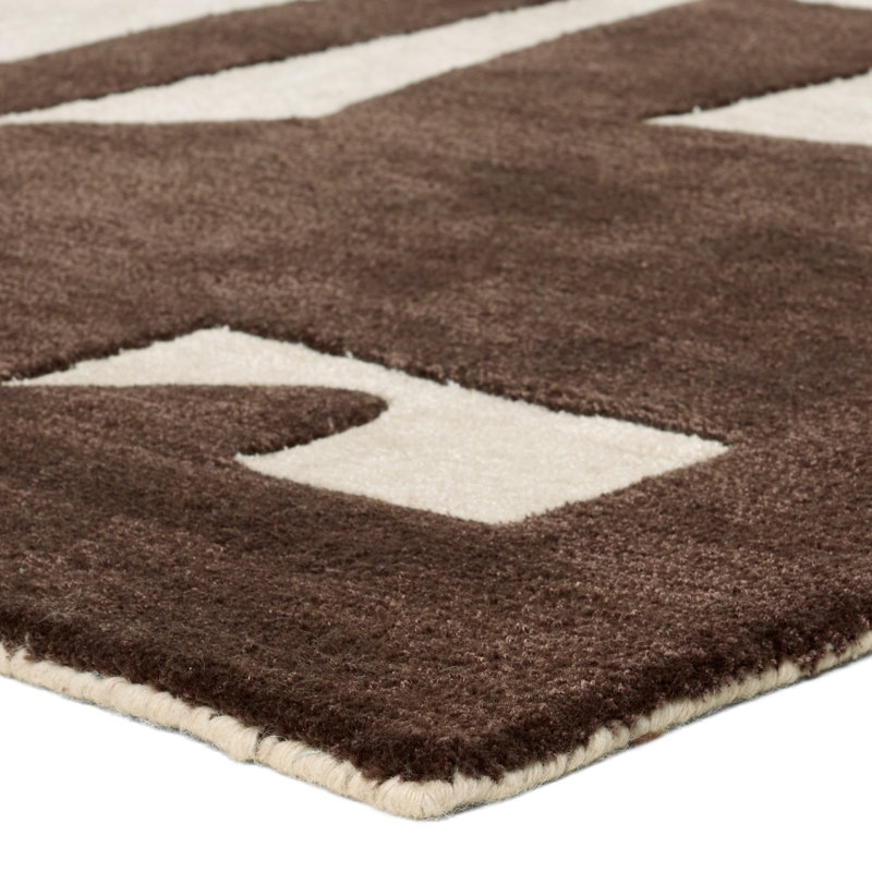 Tapis brun et crème Noverre ANT04, Rectangle 9 pi x 12 pi