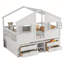 Lit mezzanine double avec toit-356320009