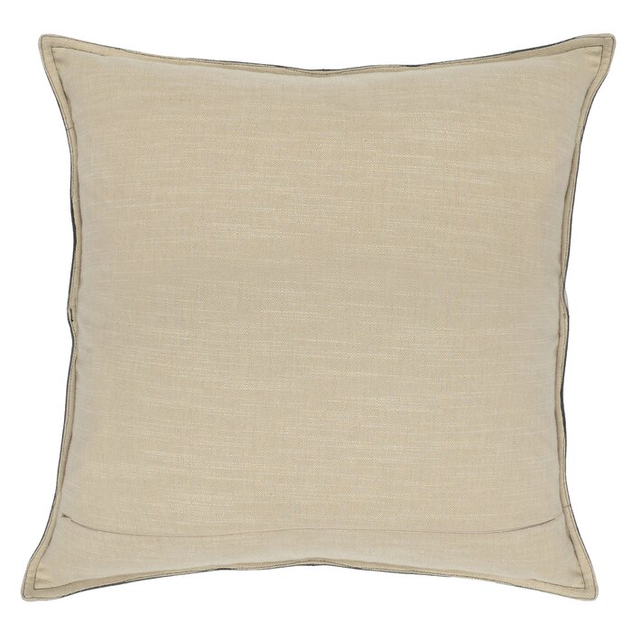 Birch Lane™ Kennard Leather/Suede Reversible Throw Pillow & Reviews ...