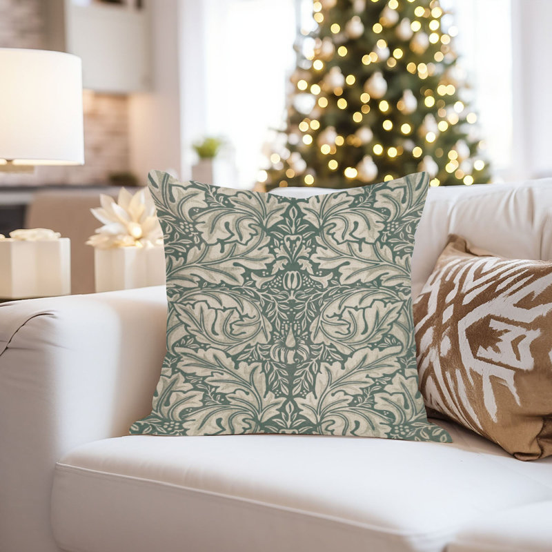 Botanical William Morris Inspired Pattern Botanicals Cottagecore Classic, 20" x 20"
