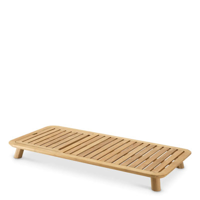 Weston Outdoor Teak Chaise Lounge