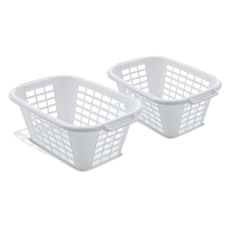 Plastic Laundry Basket with Handles