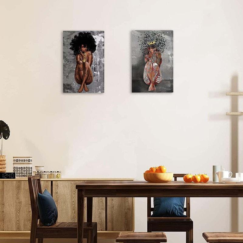 2 Piece Wrapped Canvas Wall Art
