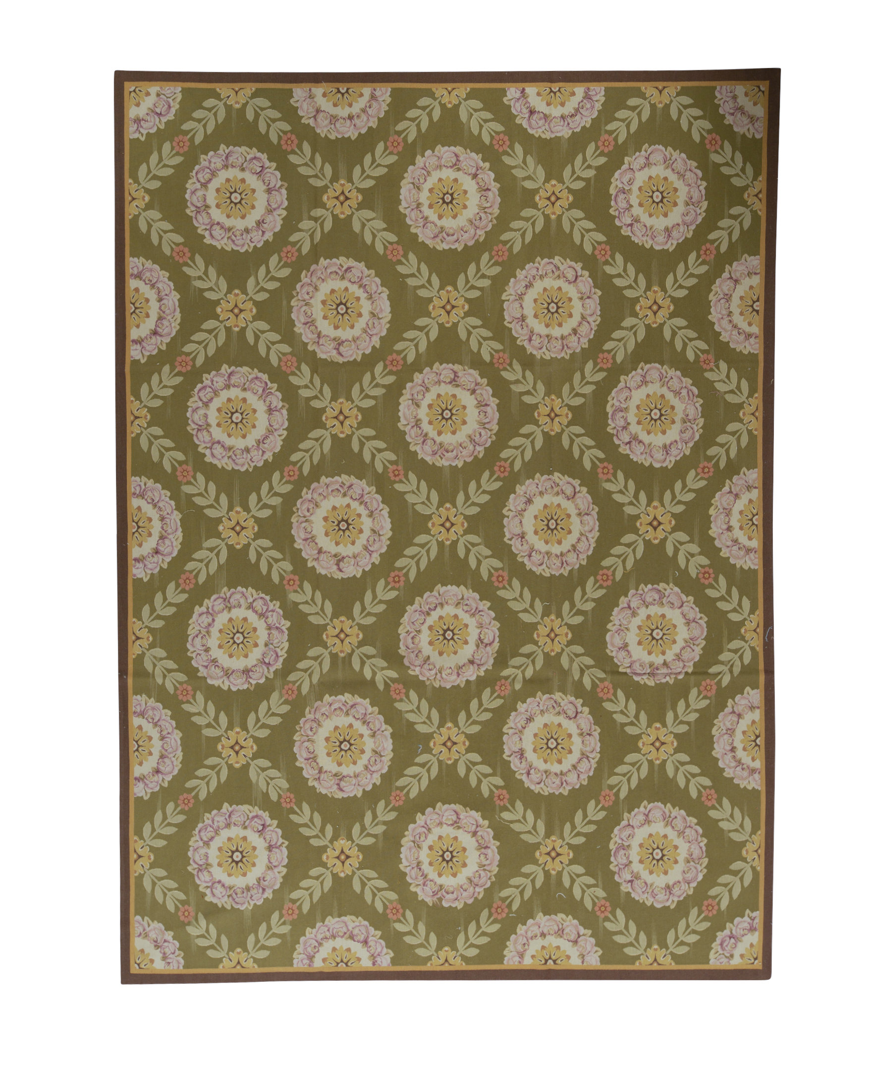 Bokara Rug Co., Inc. Hand-Knotted High-Quality Light Green and Red Area ...