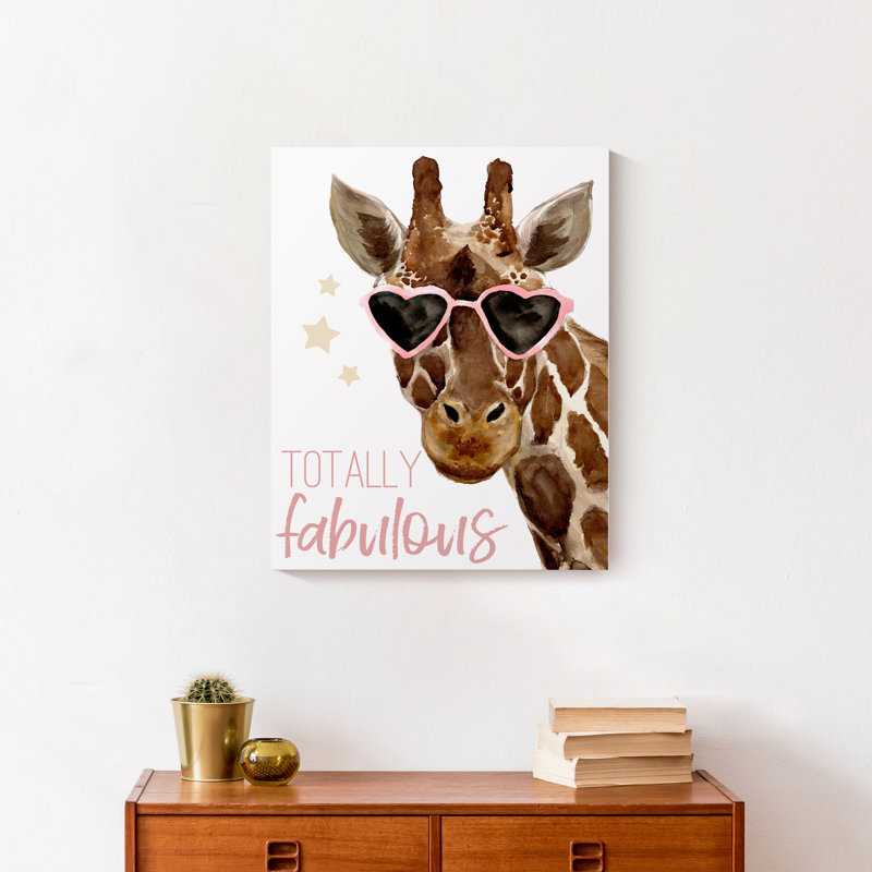 Reproduction d’art sur toile, girafe fabuleuse