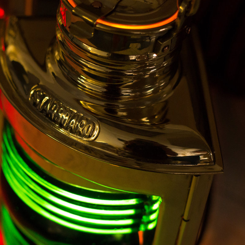 Bean Gold Plug-In Lantern