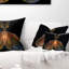  Coussin lombaire abstrait papillon abstrait fractal